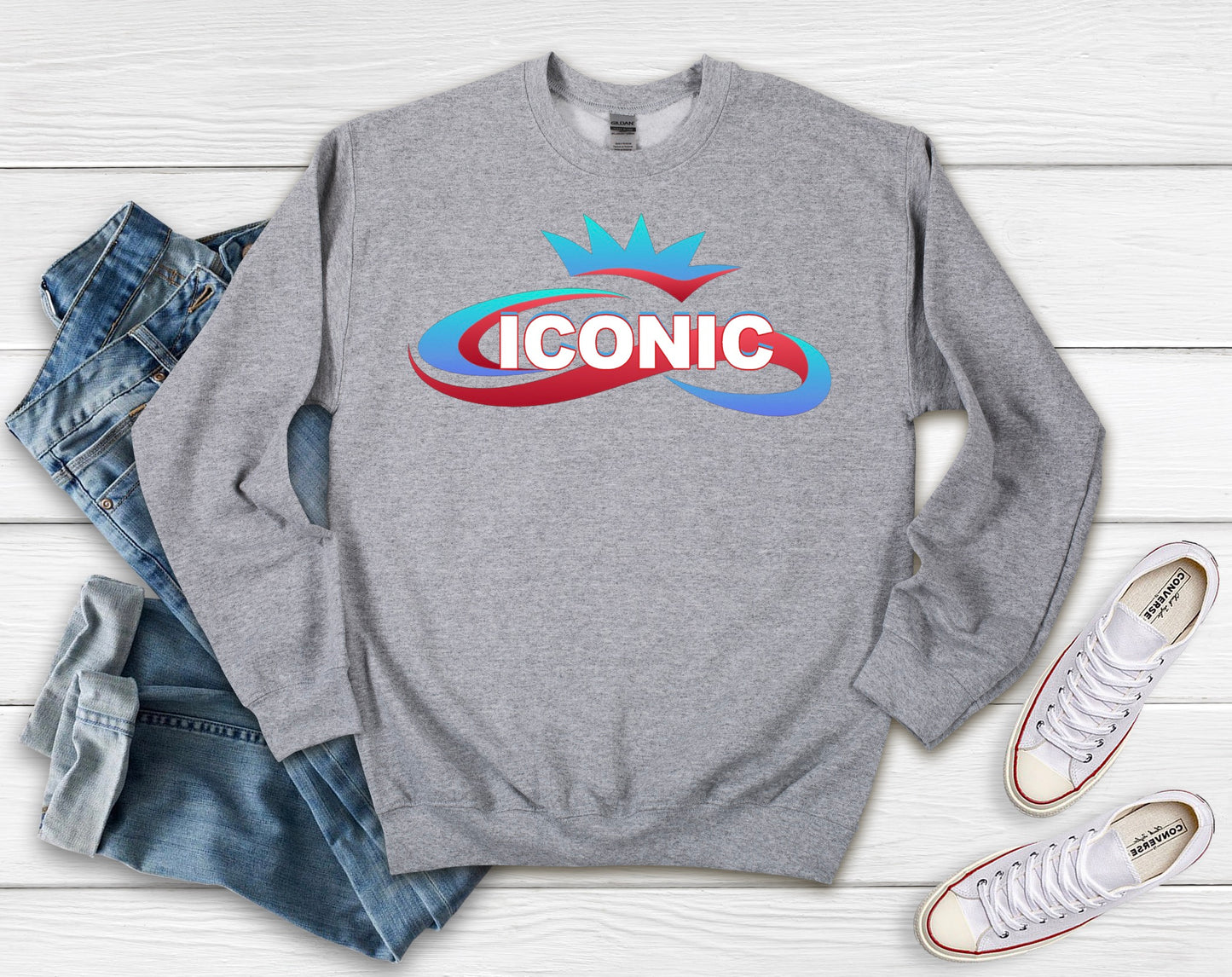 Iconic Full logo Crewneck