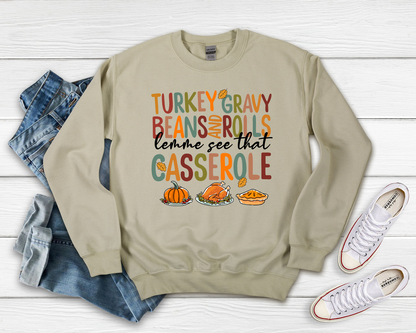 Thanksgiving Casserole Crewneck