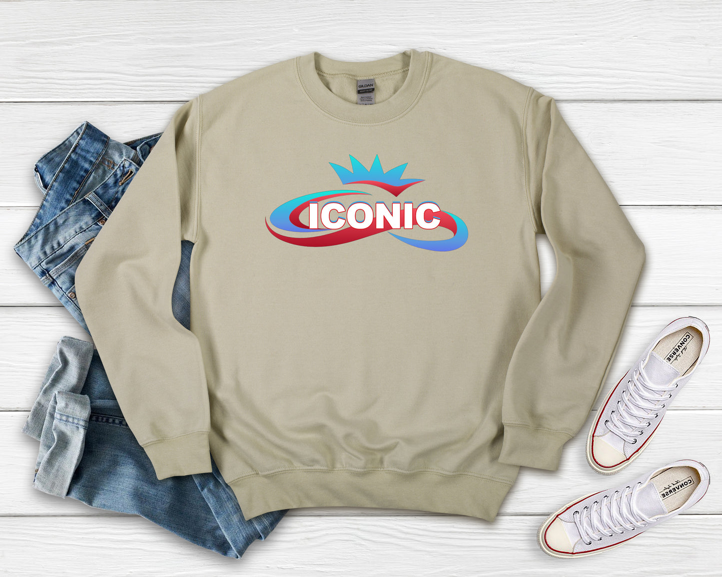 Iconic Full logo Crewneck