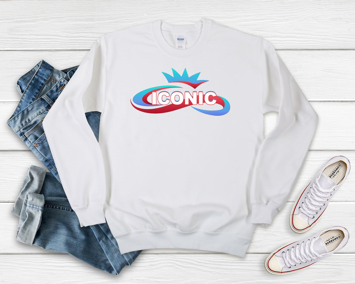 Iconic Full logo Crewneck