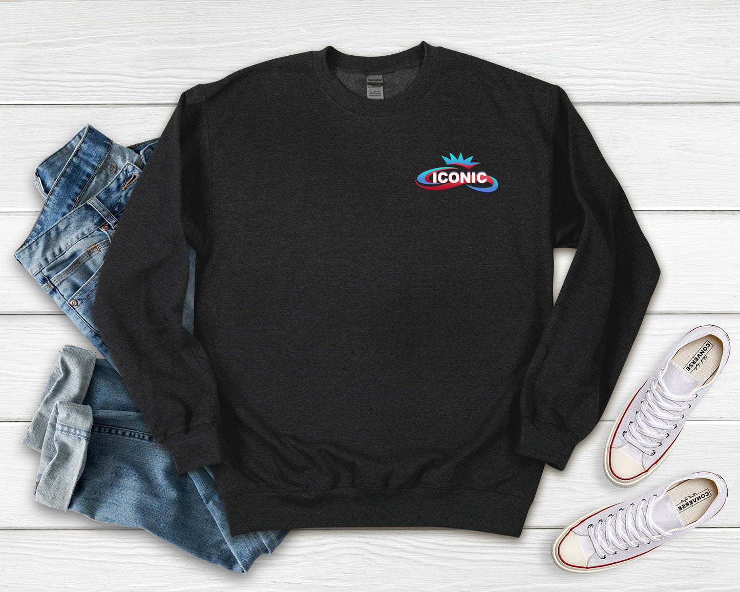 Iconic Pocket Logo Crewneck