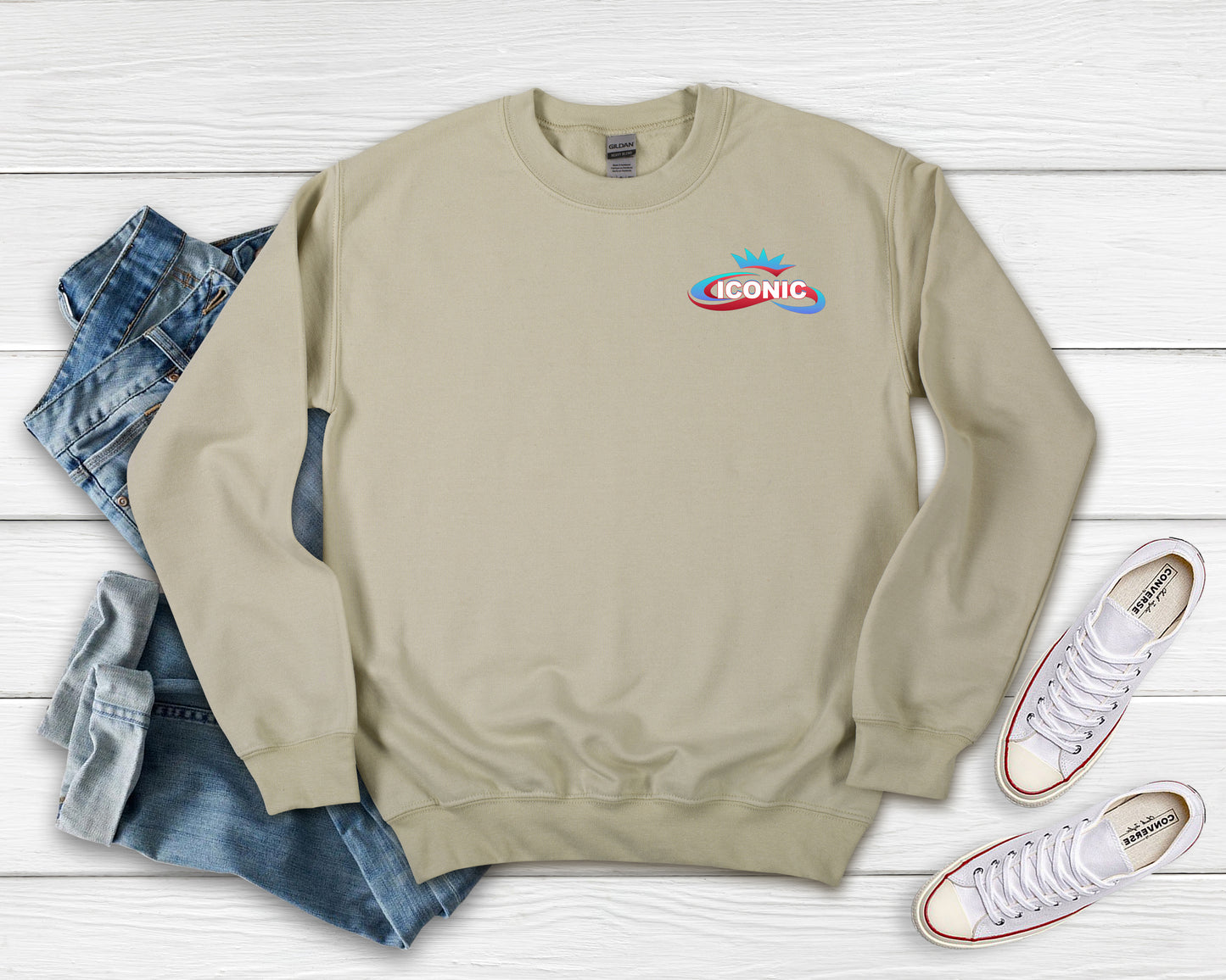 Iconic Pocket Logo Crewneck