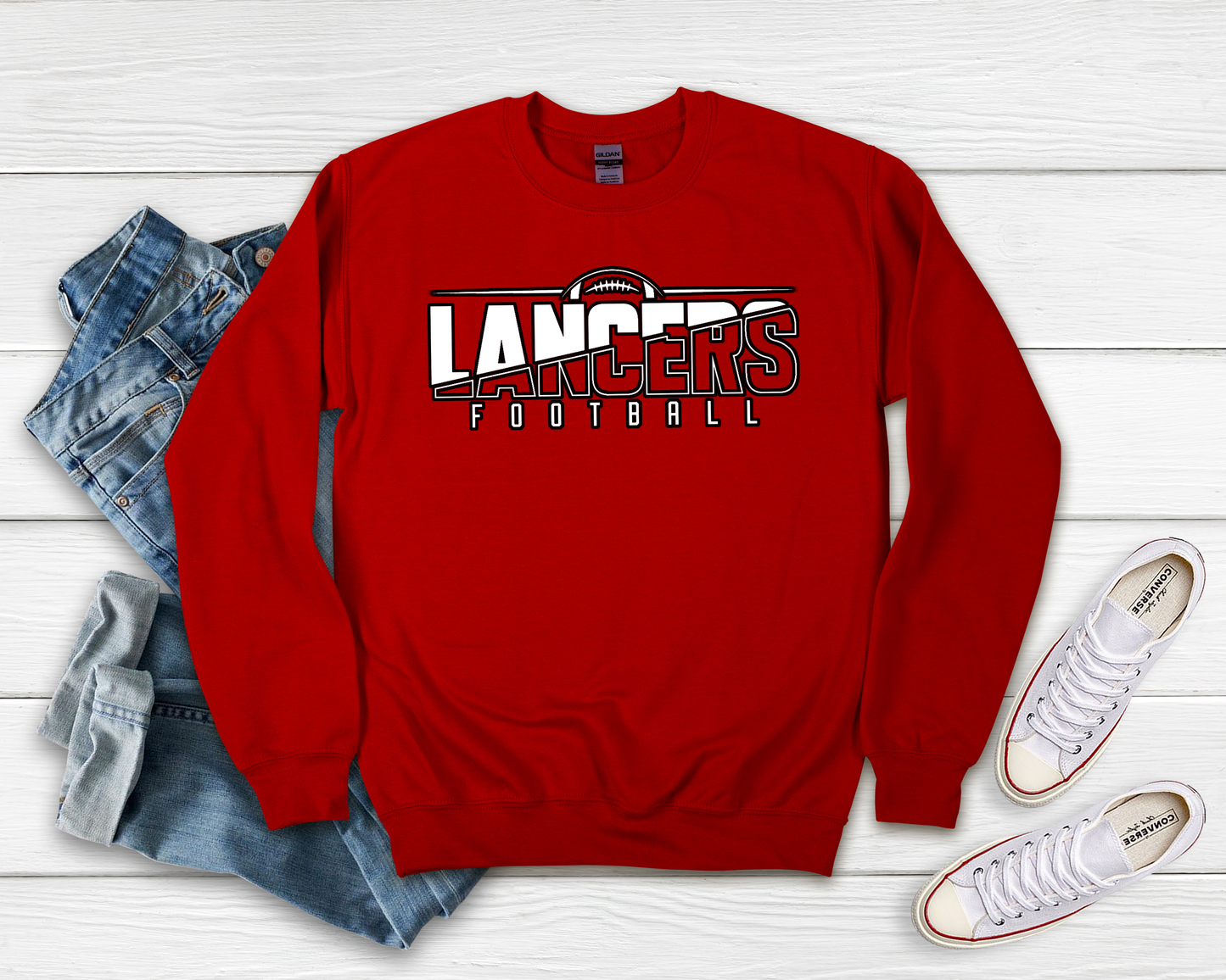 Lancer {Split Name} Crewneck Football