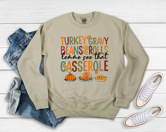 Thanksgiving Casserole Crewneck