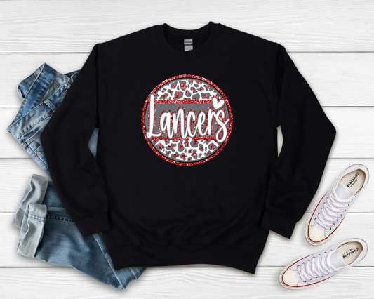 Lancer Glitter Crewneck